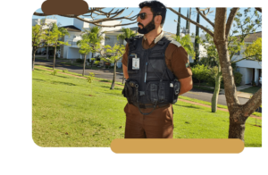 vigilante capacitado de empresa de vigilância - empresa de segurança