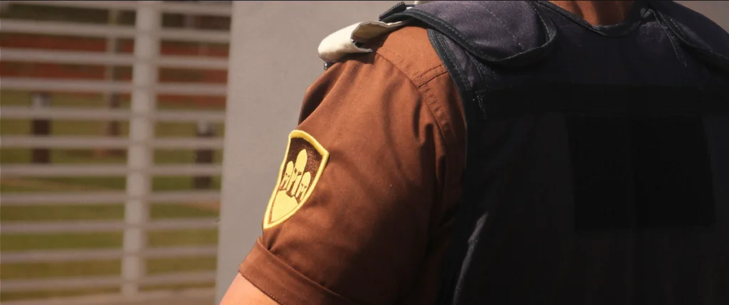 vigilante de uma empresa de vigilância