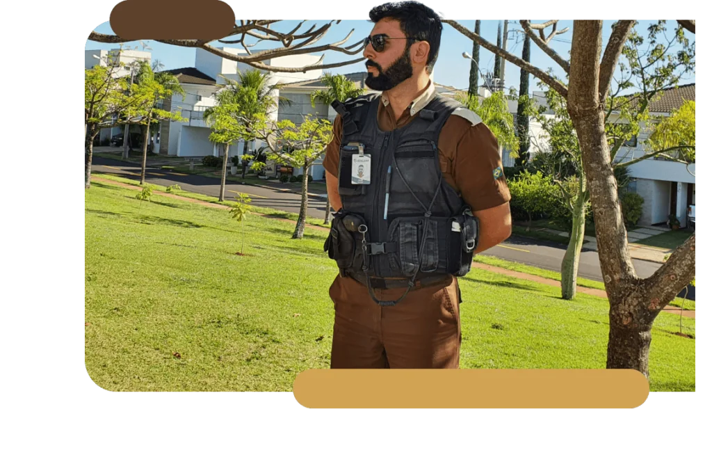 vigilante capacitado de empresa de vigilância - empresa de segurança
