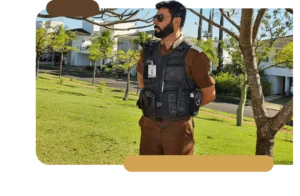 vigilante capacitado de empresa de vigilância - empresa de segurança